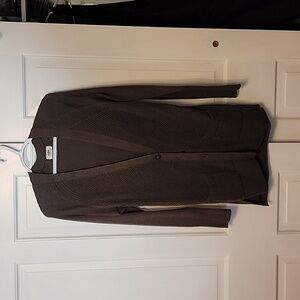 Old Navy button-up sweater, olive green, size S